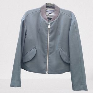 W by Worth Navy Feminine Bomber Jacket
